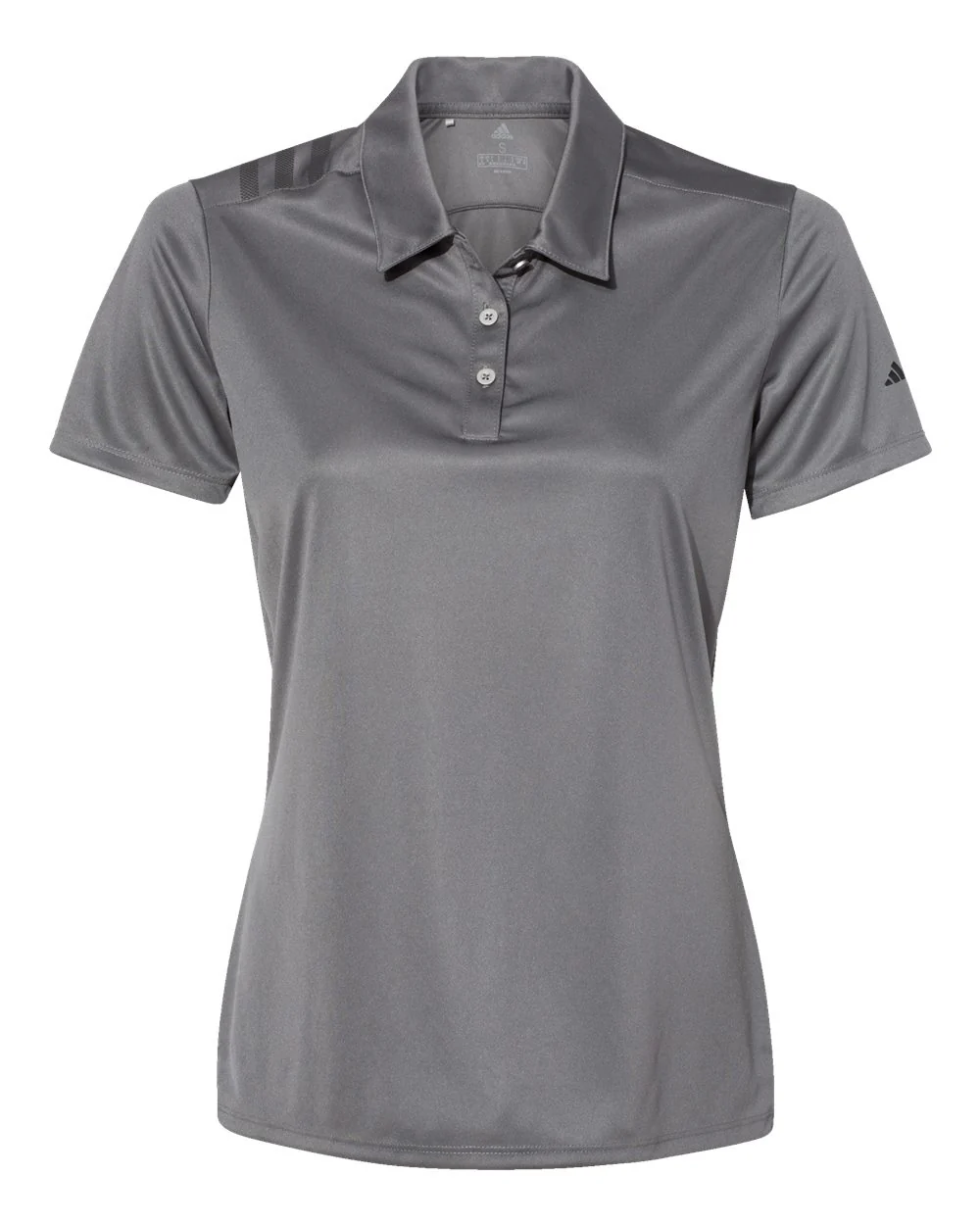 Adidas-A325-Women's 3-Stripes Shoulder Polo - Image 26