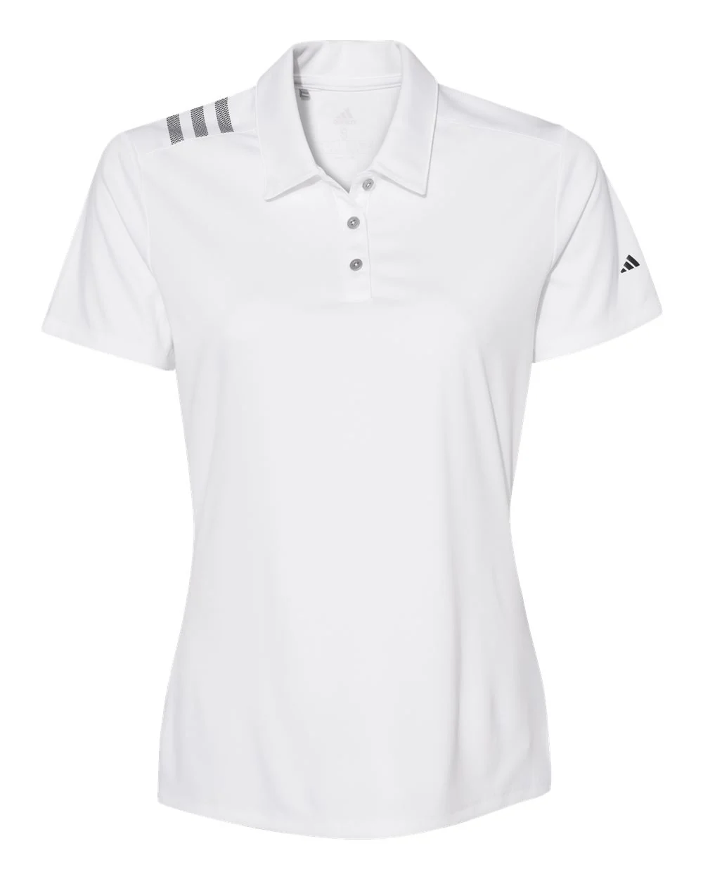 Adidas-A325-Women's 3-Stripes Shoulder Polo - Image 32