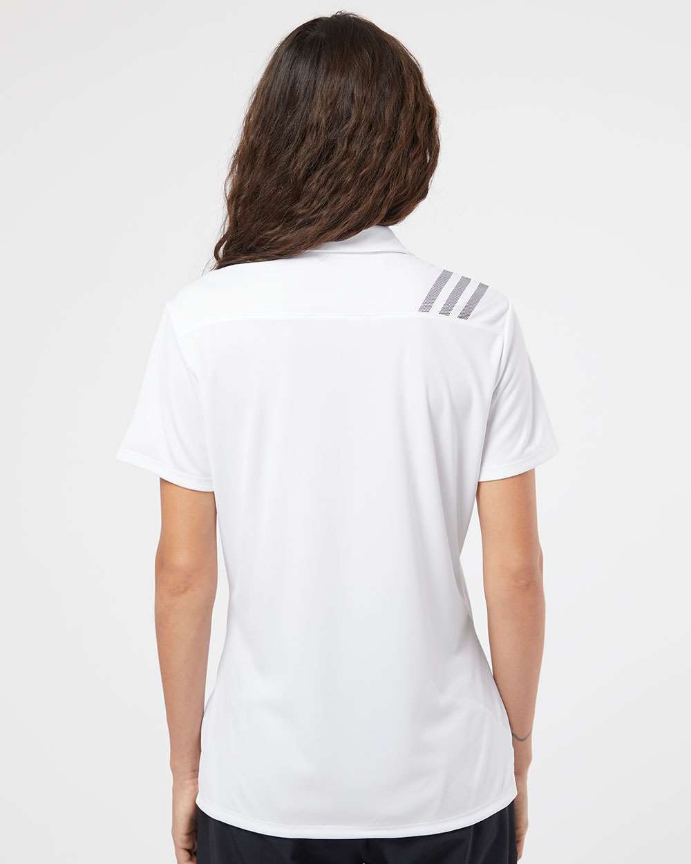 Adidas-A325-Women's 3-Stripes Shoulder Polo - Image 37