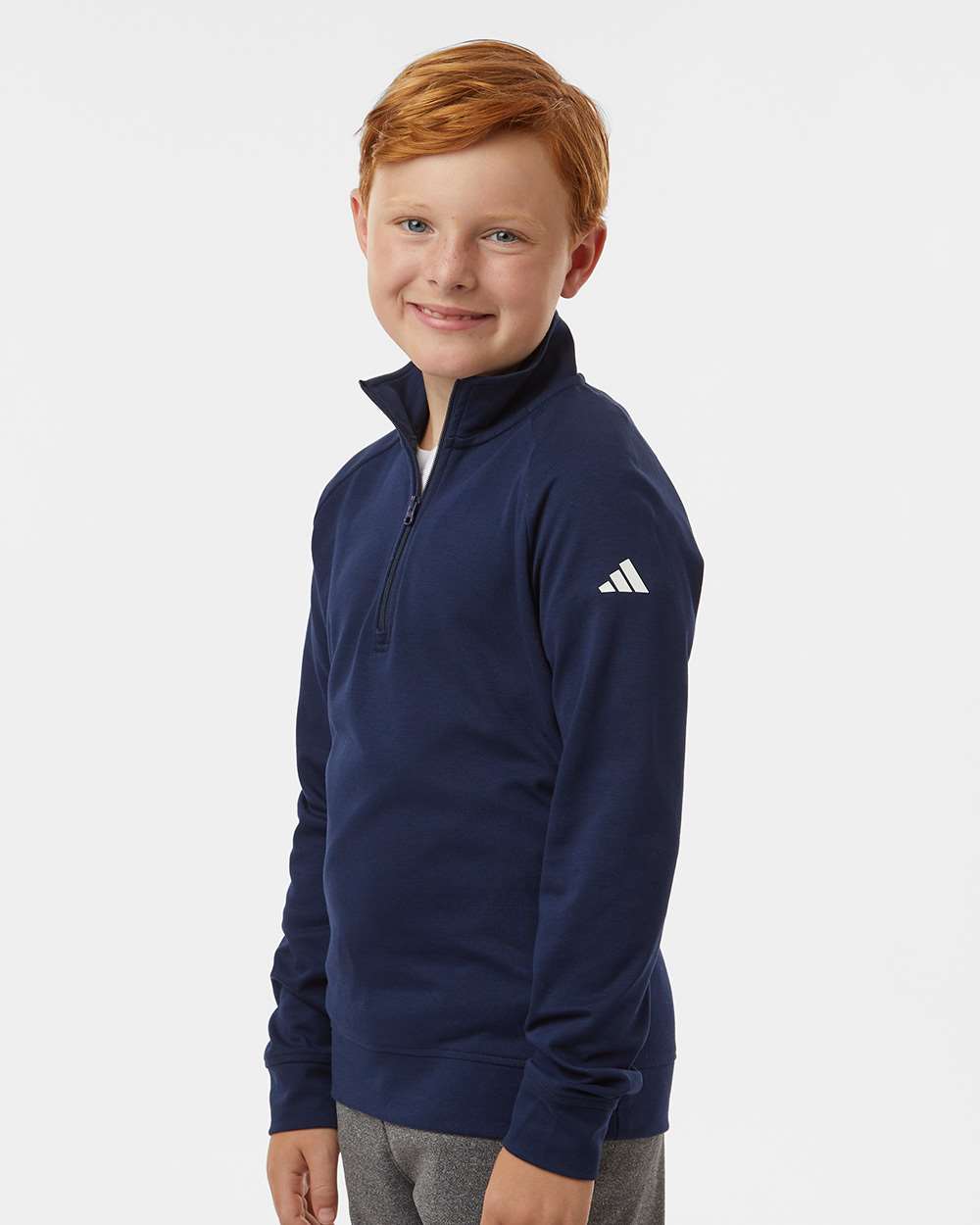 Adidas-A4001-Youth Quarter-Zip Pullover - Image 12