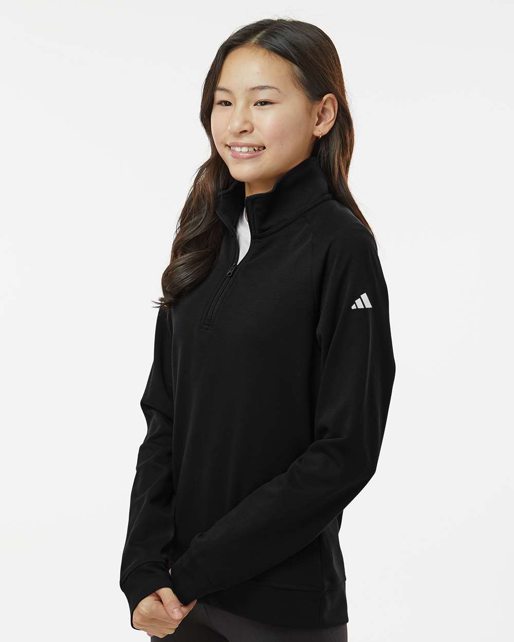 Adidas-A4001-Youth Quarter-Zip Pullover - Image 5