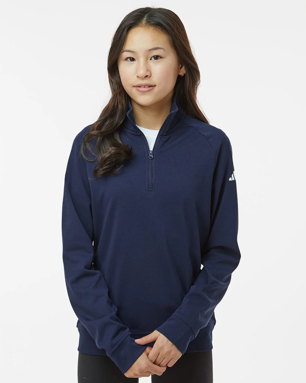 Adidas-A4001-Youth Quarter-Zip Pullover - Image 7