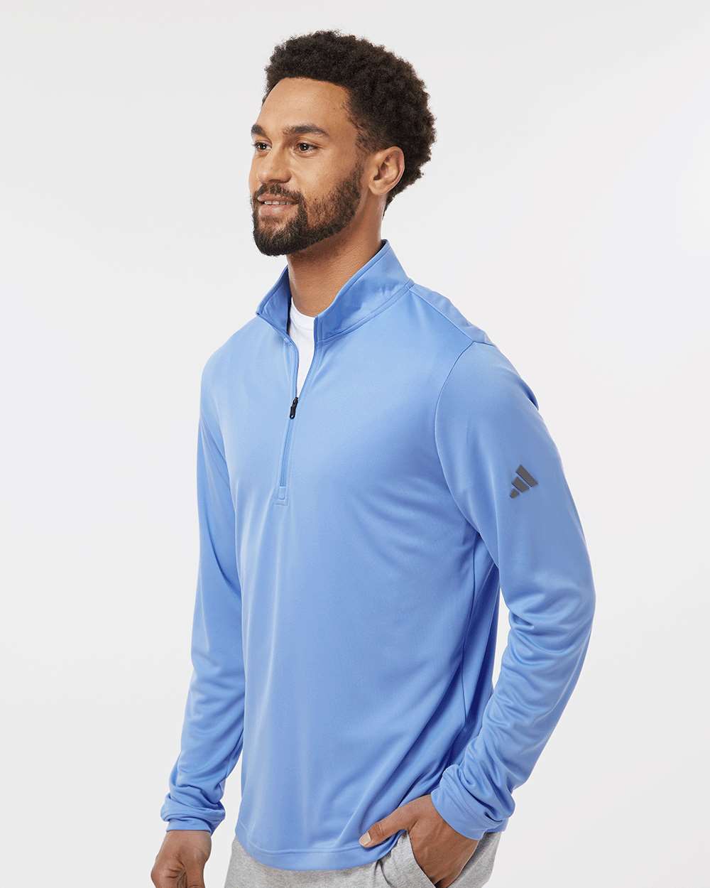 Adidas-A401-Lightweight Quarter-Zip Pullover - Image 18