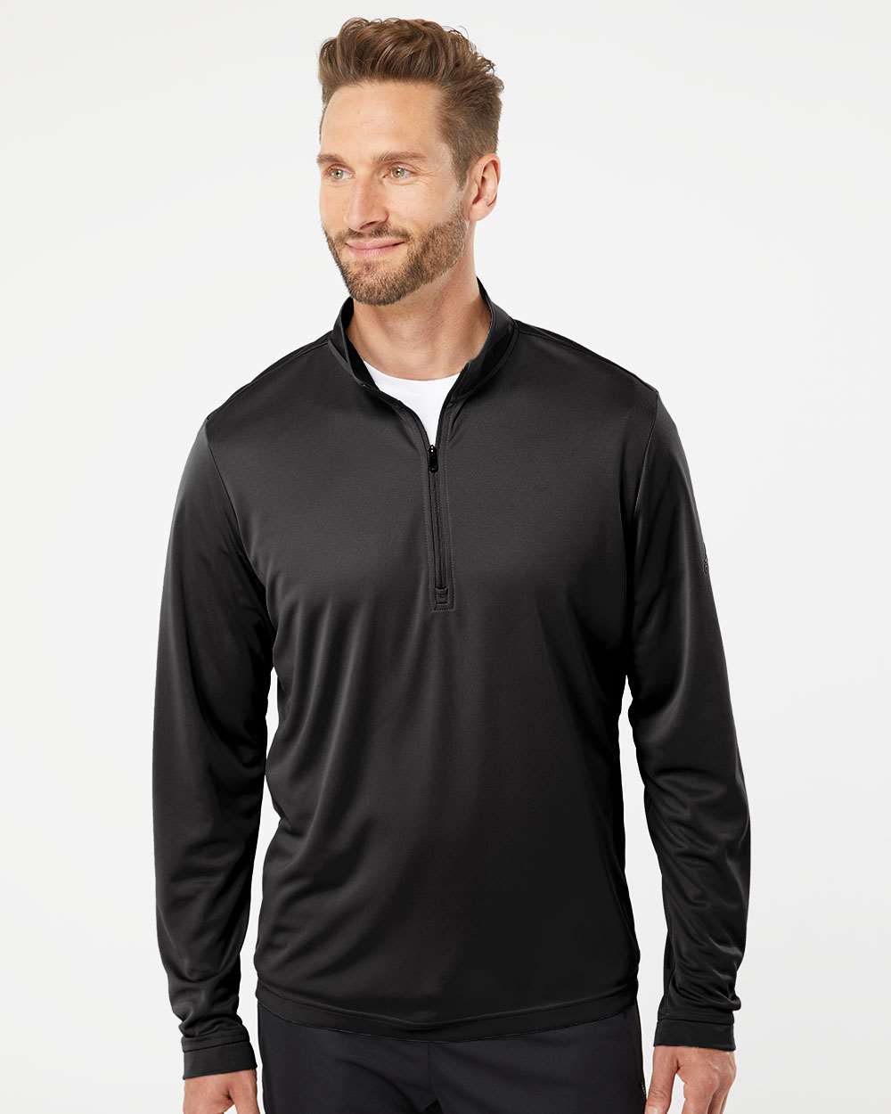 Adidas-A401-Lightweight Quarter-Zip Pullover - Image 4