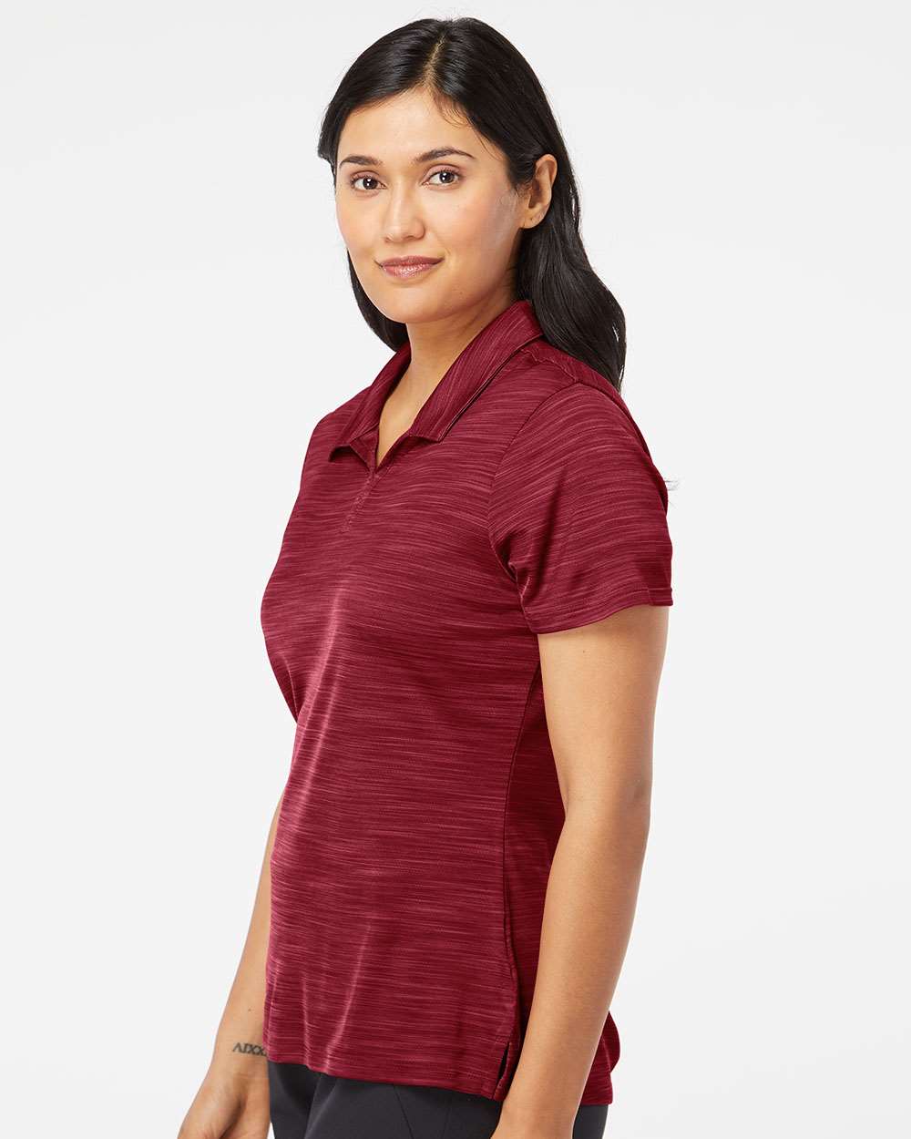 Adidas-A403-Women's Mélange Polo - Image 12