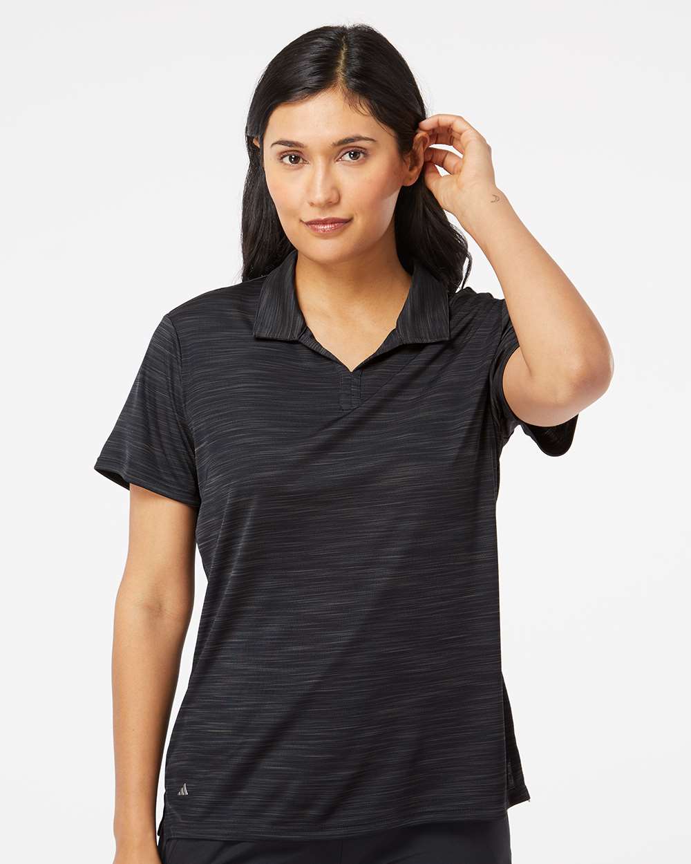 Adidas-A403-Women's Mélange Polo - Image 4