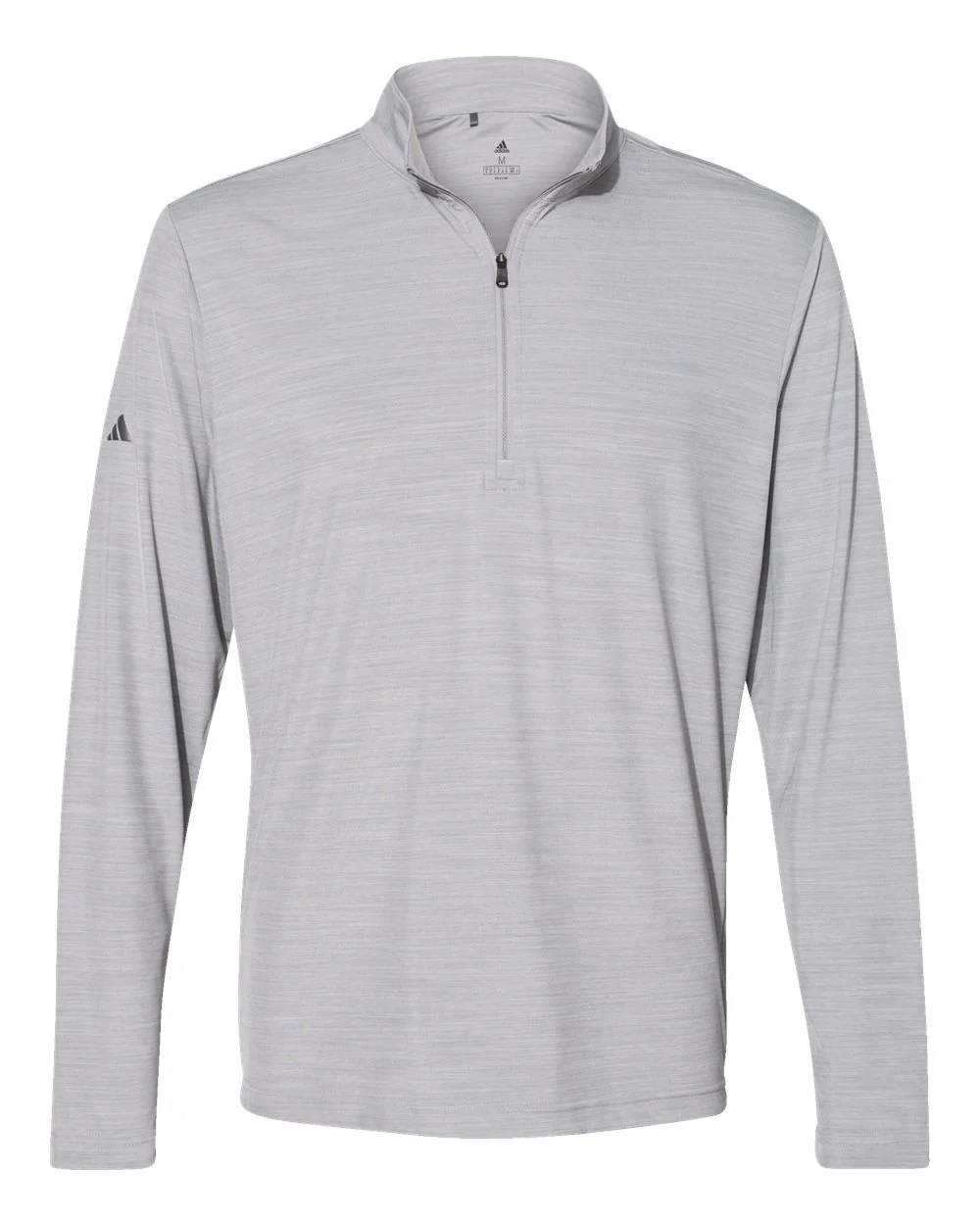 Adidas-A475-Lightweight Mélange Quarter-Zip Pullover - Image 14