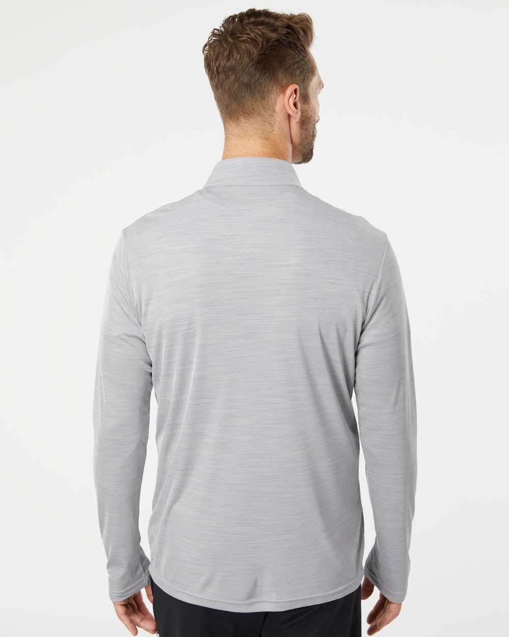 Adidas-A475-Lightweight Mélange Quarter-Zip Pullover - Image 19