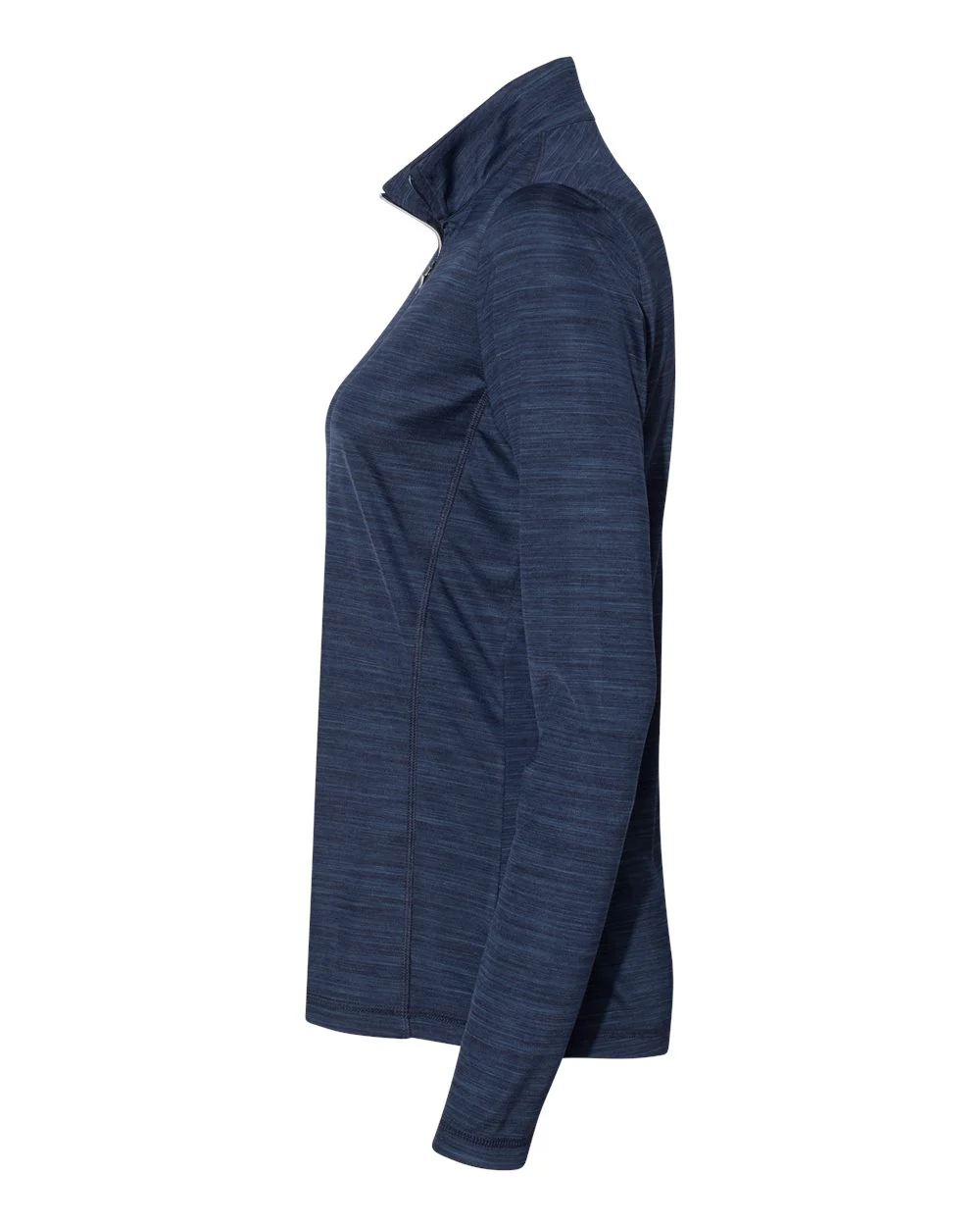 Adidas-A476-Women's Lightweight Mélange Quarter-Zip Pullover - Image 10