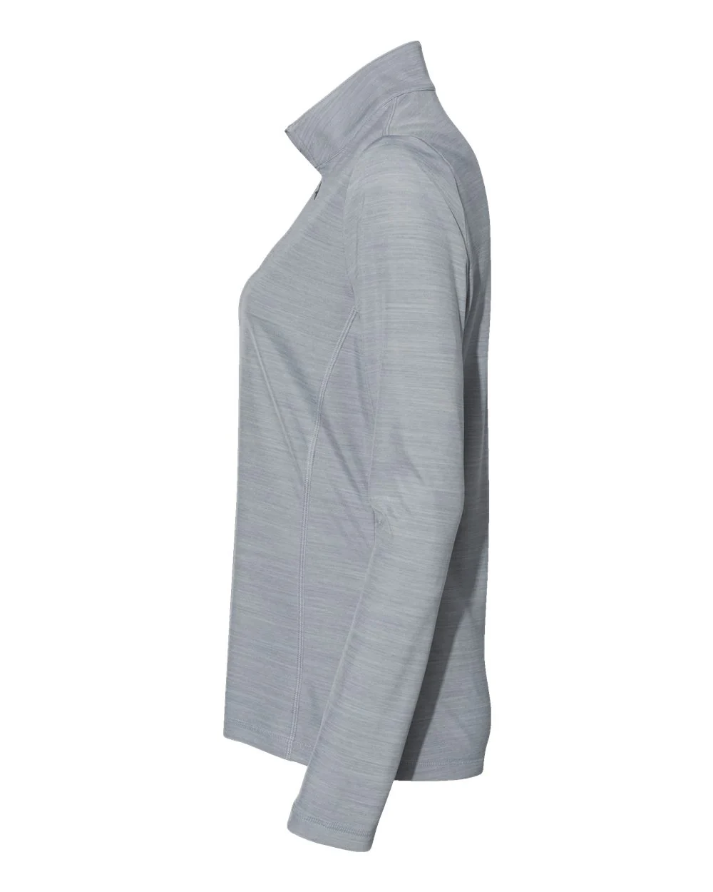 Adidas-A476-Women's Lightweight Mélange Quarter-Zip Pullover - Image 16