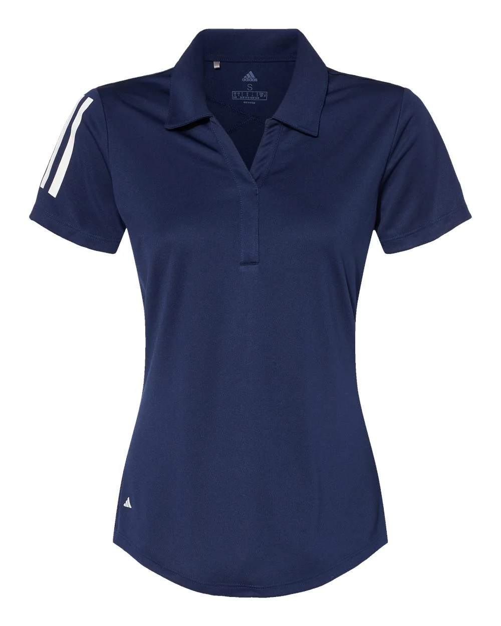 Adidas-A481-Women's Floating 3-Stripes Polo - Image 14