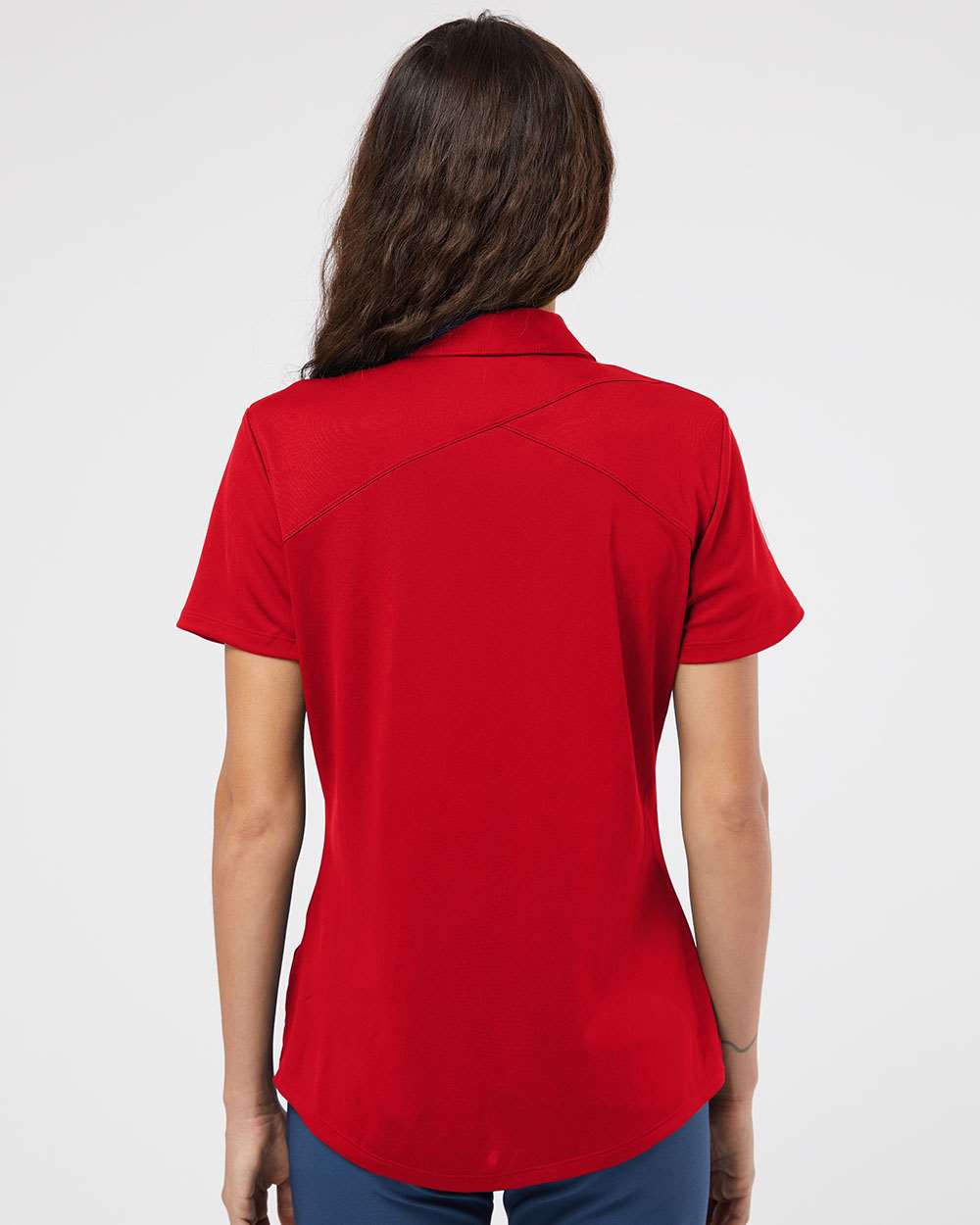 Adidas-A481-Women's Floating 3-Stripes Polo - Image 25