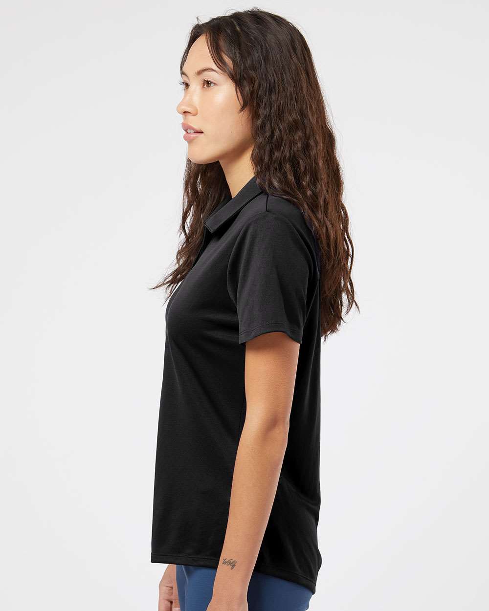 Adidas-A481-Women's Floating 3-Stripes Polo - Image 5