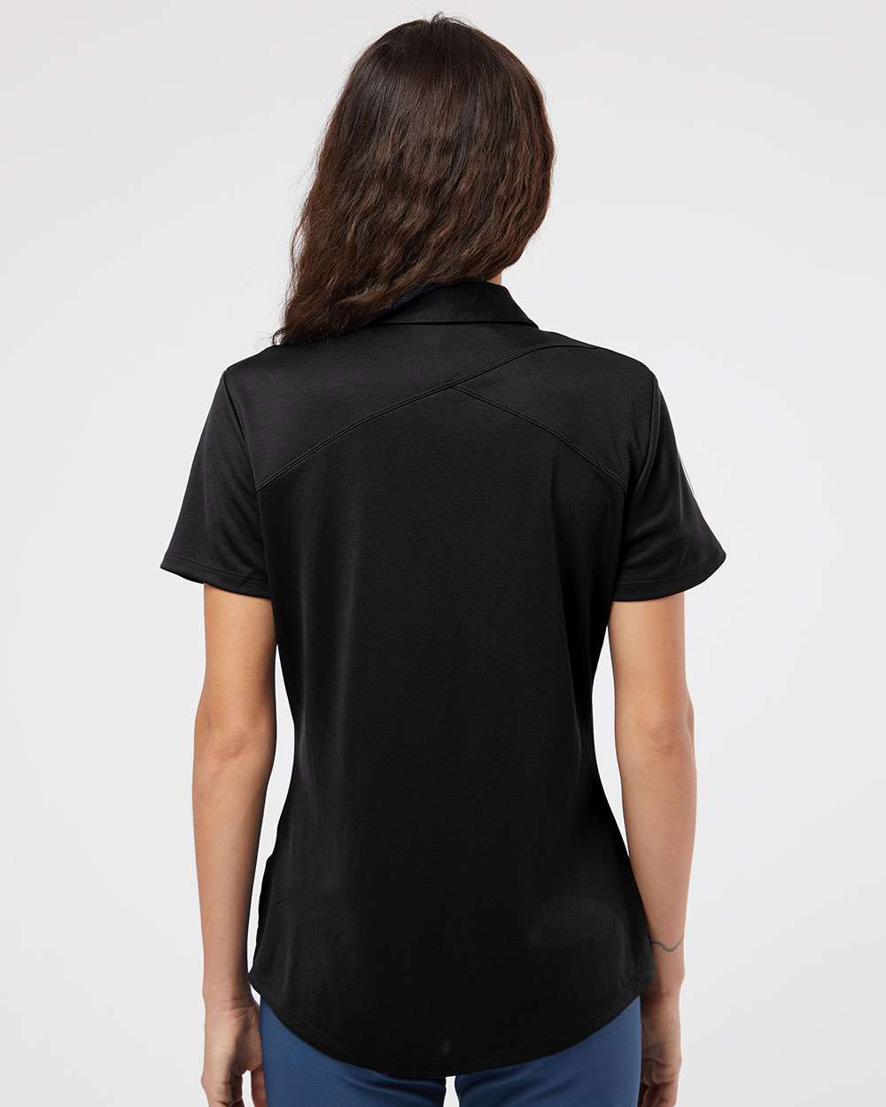 Adidas-A481-Women's Floating 3-Stripes Polo - Image 6