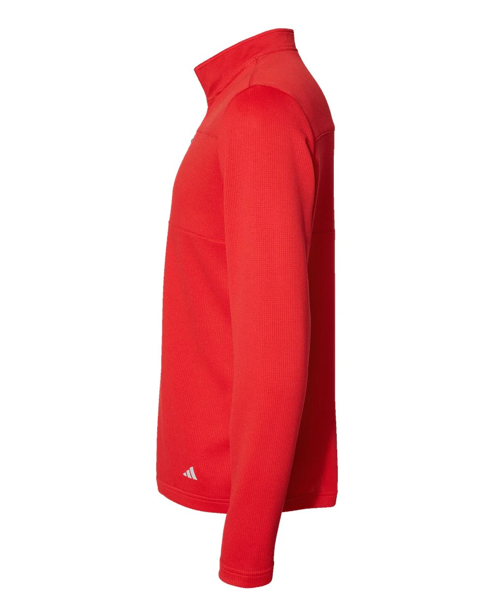 Adidas-A482-3-Stripes Double Knit Quarter-Zip Pullover - Image 16