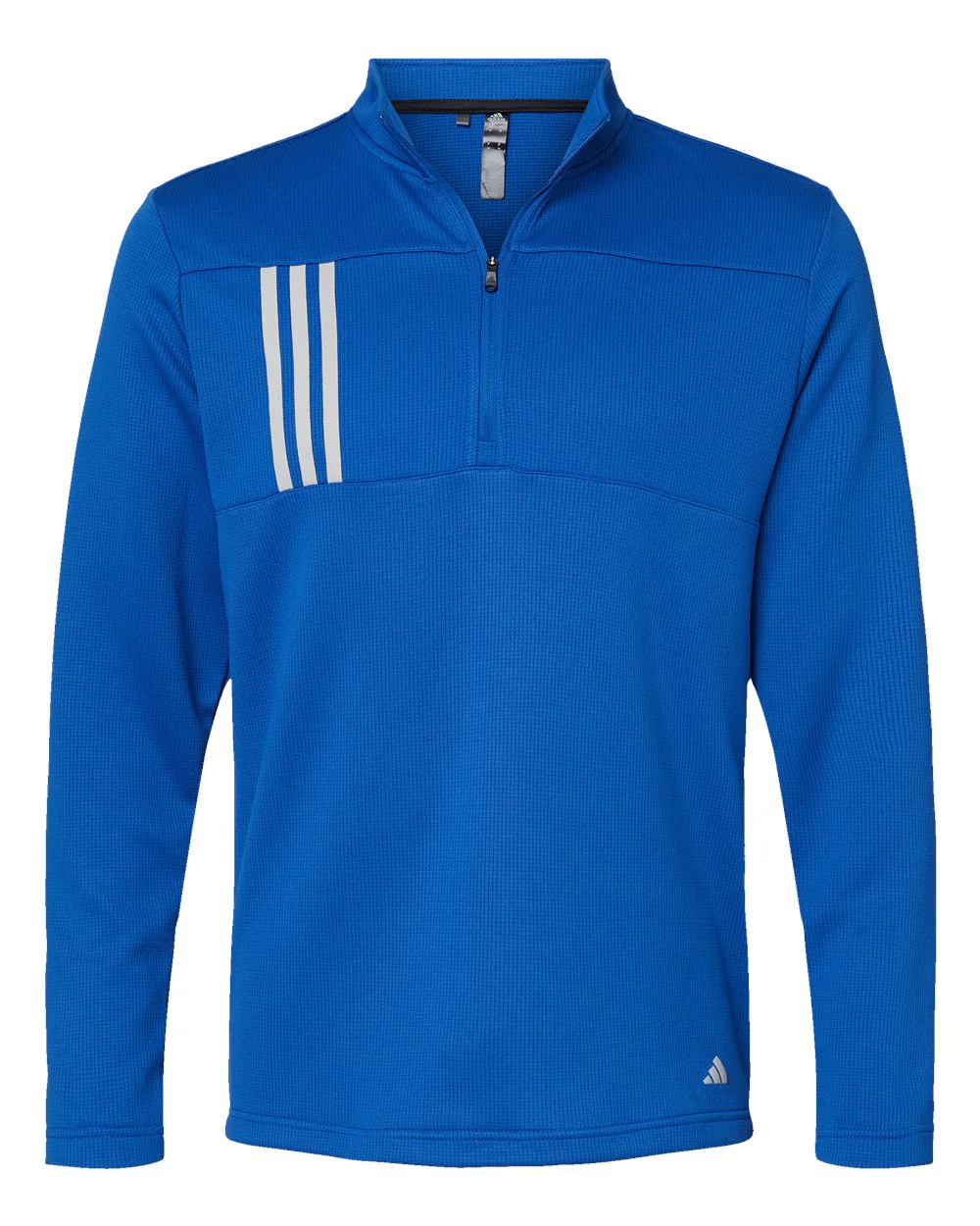 Adidas-A482-3-Stripes Double Knit Quarter-Zip Pullover - Image 26
