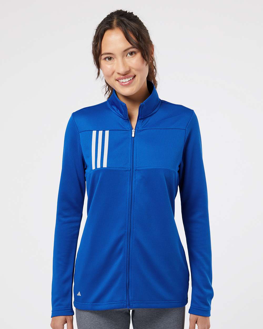Adidas-A483-Women's 3-Stripes Double Knit Full-Zip - Image 29