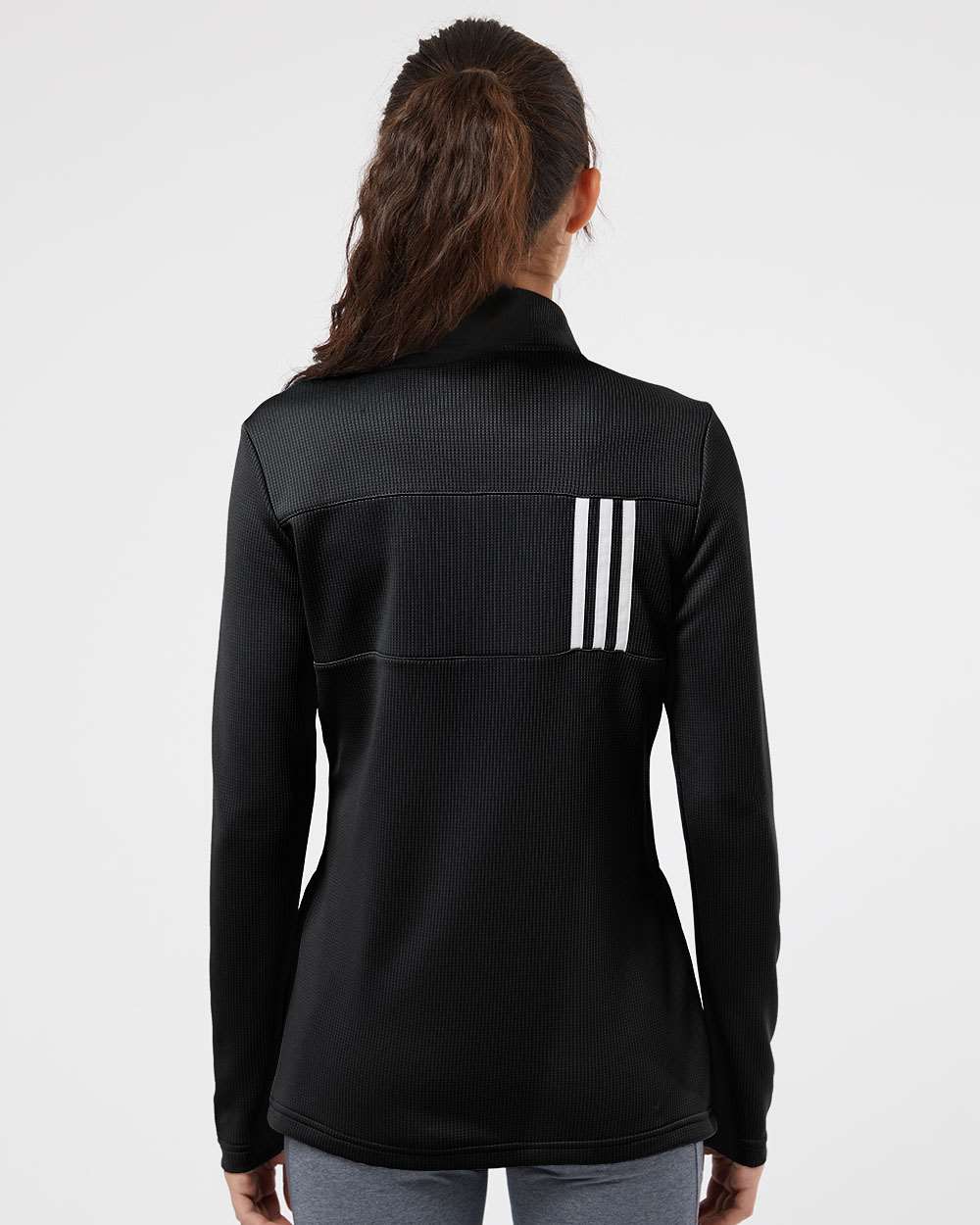 Adidas-A483-Women's 3-Stripes Double Knit Full-Zip - Image 6