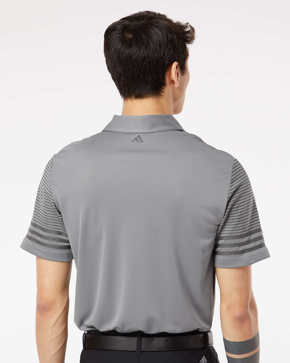 Adidas-A490-Striped Sleeve Polo - Image 13