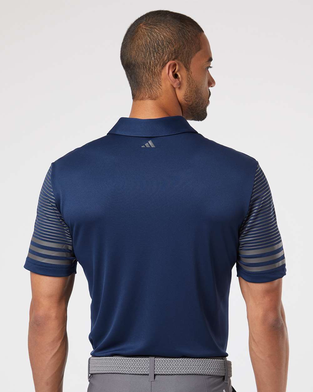 Adidas-A490-Striped Sleeve Polo - Image 19