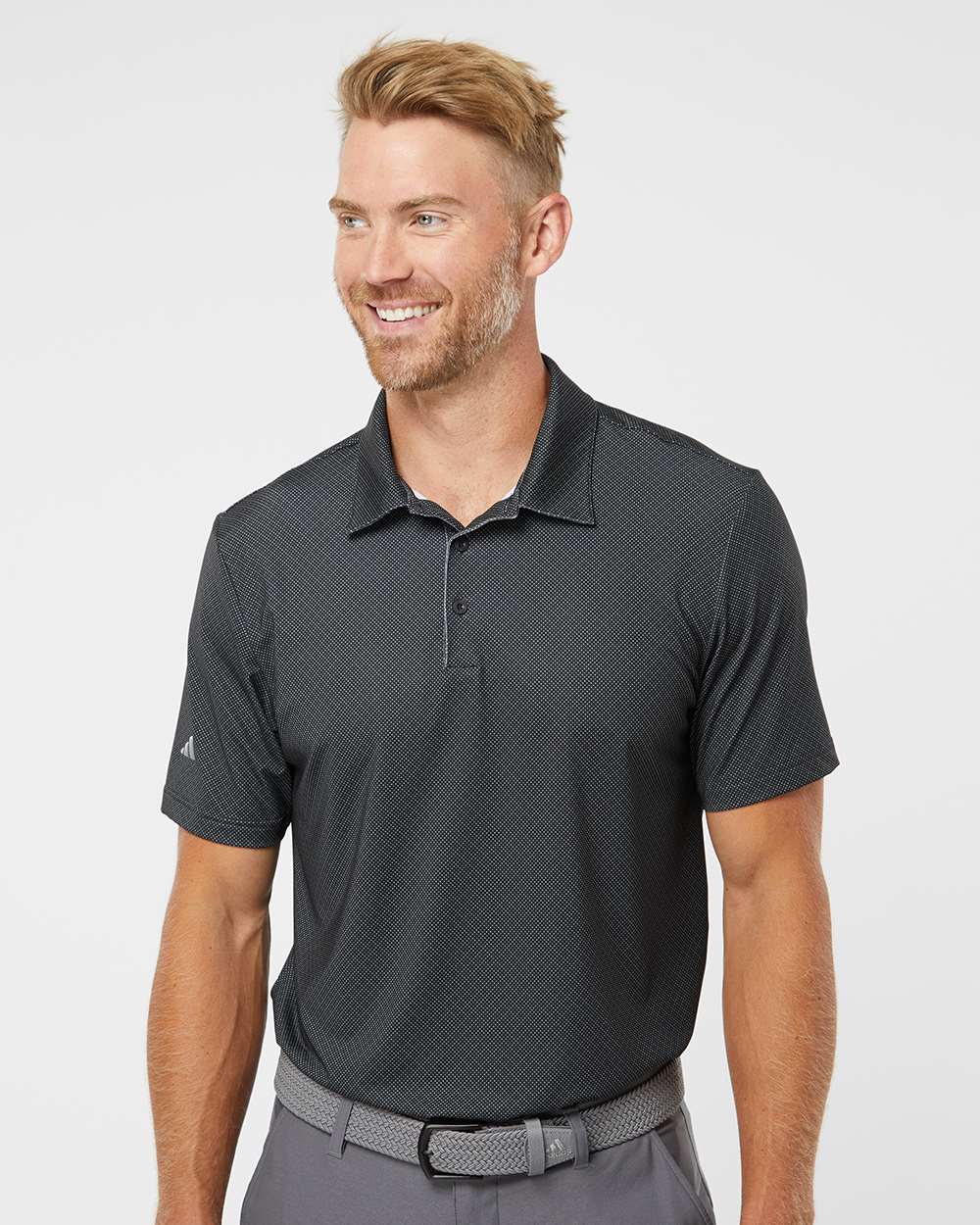 Adidas-A498-Diamond Dot Print Polo - Image 4