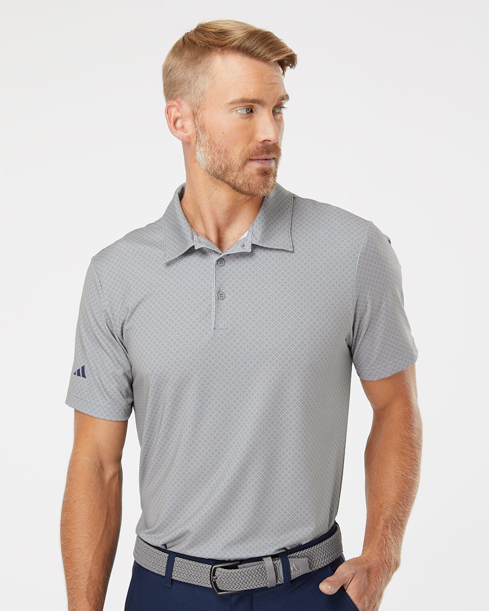 Adidas-A498-Diamond Dot Print Polo - Image 7