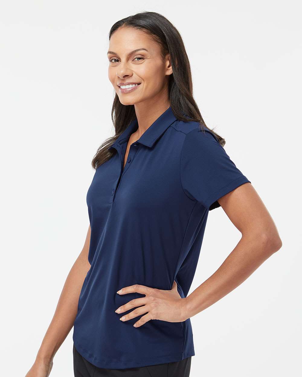Adidas-A515-Women's Ultimate Solid Polo - Image 36
