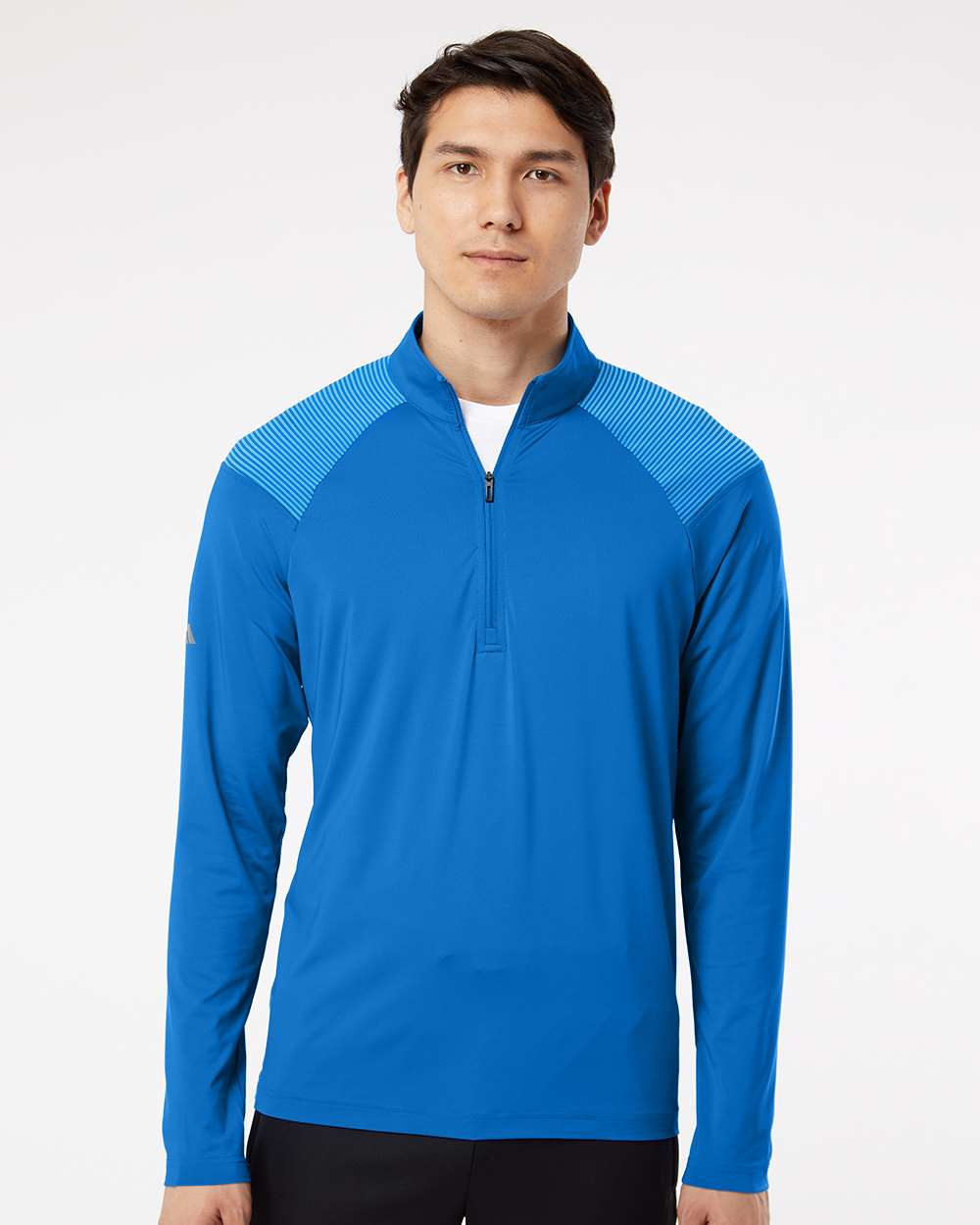 Adidas-A520-Shoulder Stripe Quarter-Zip Pullover - Image 11