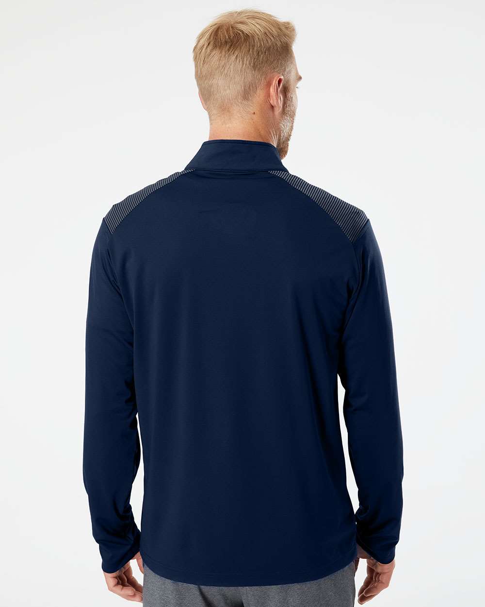 Adidas-A520-Shoulder Stripe Quarter-Zip Pullover - Image 25