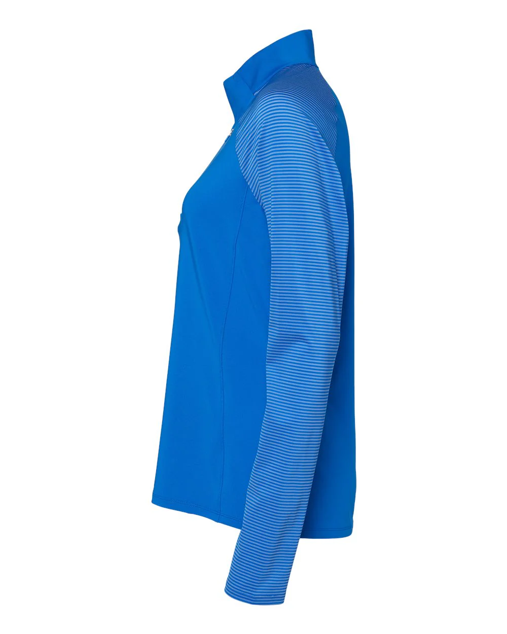 Adidas-A521-Women's Stripe Block Quarter-Zip Pullover - Image 10