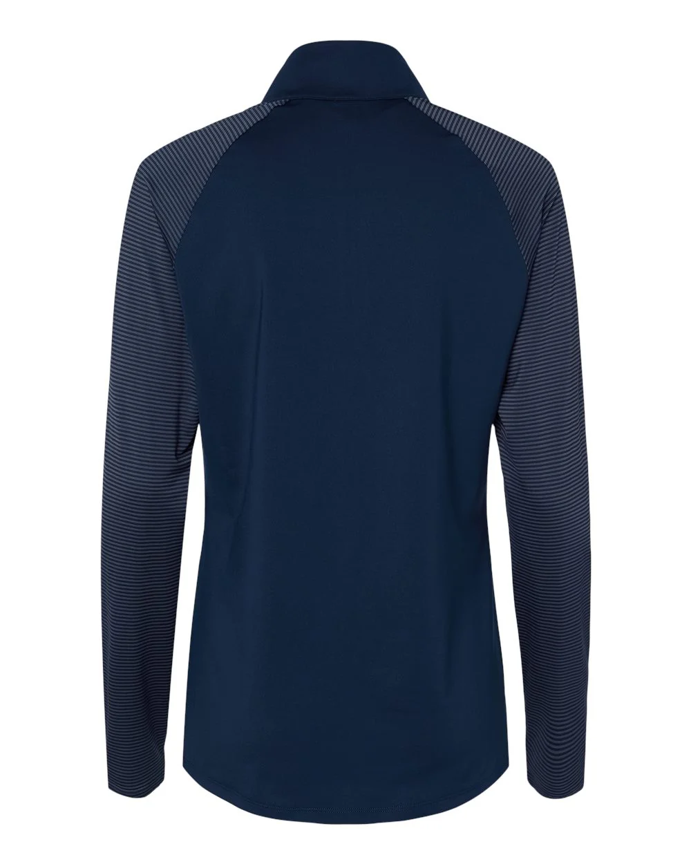 Adidas-A521-Women's Stripe Block Quarter-Zip Pullover - Image 21