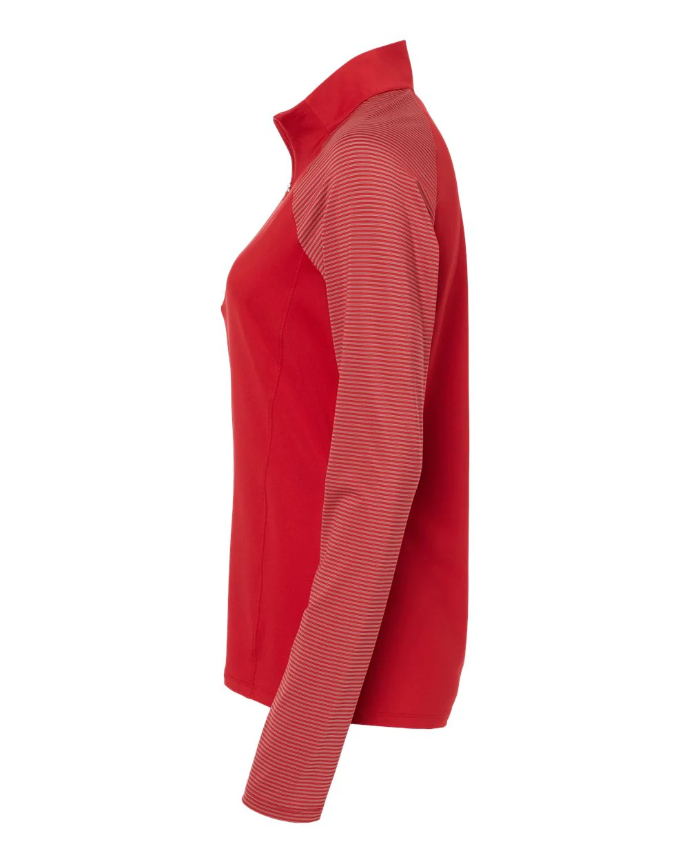 Adidas-A521-Women's Stripe Block Quarter-Zip Pullover - Image 28