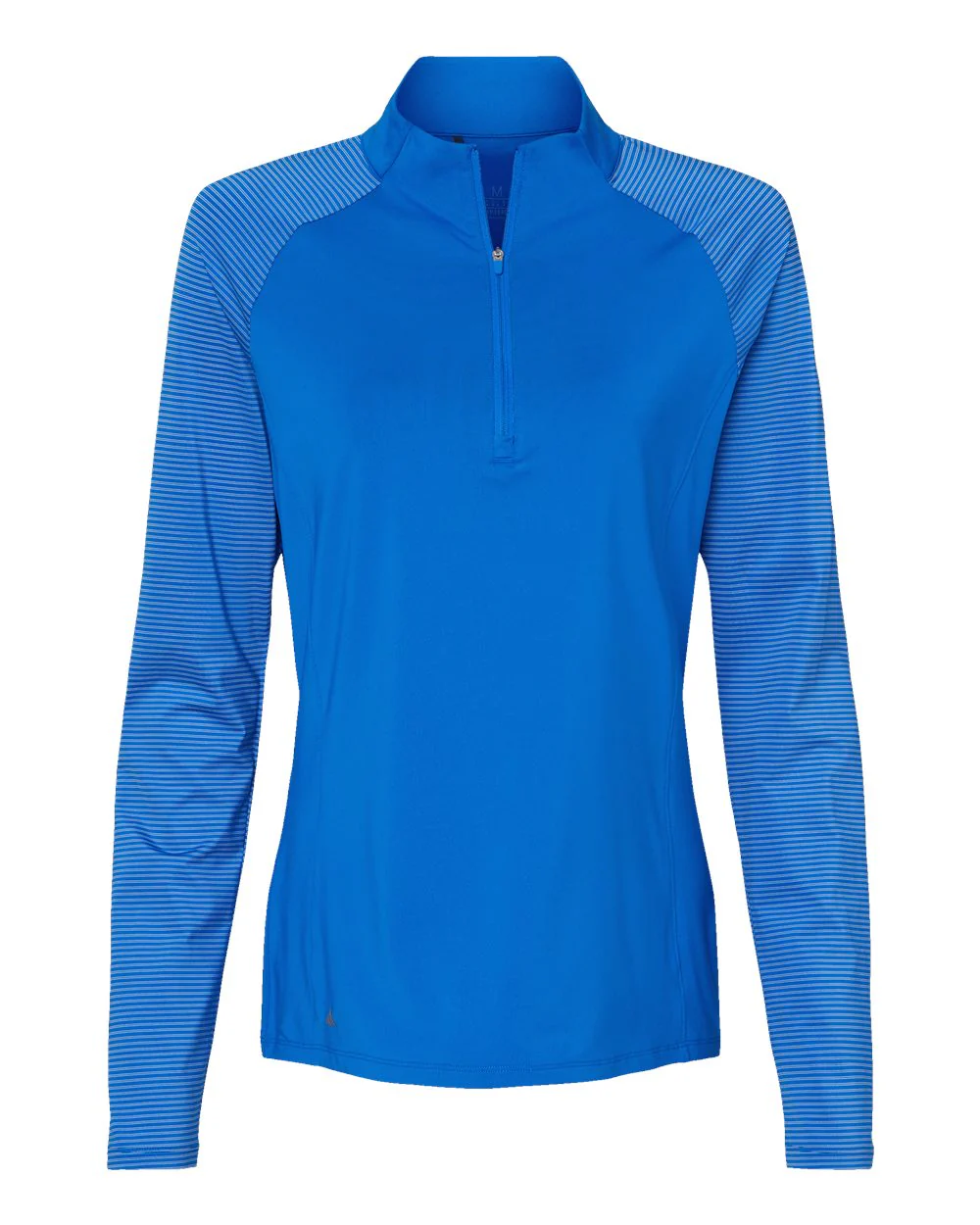 Adidas-A521-Women's Stripe Block Quarter-Zip Pullover - Image 8