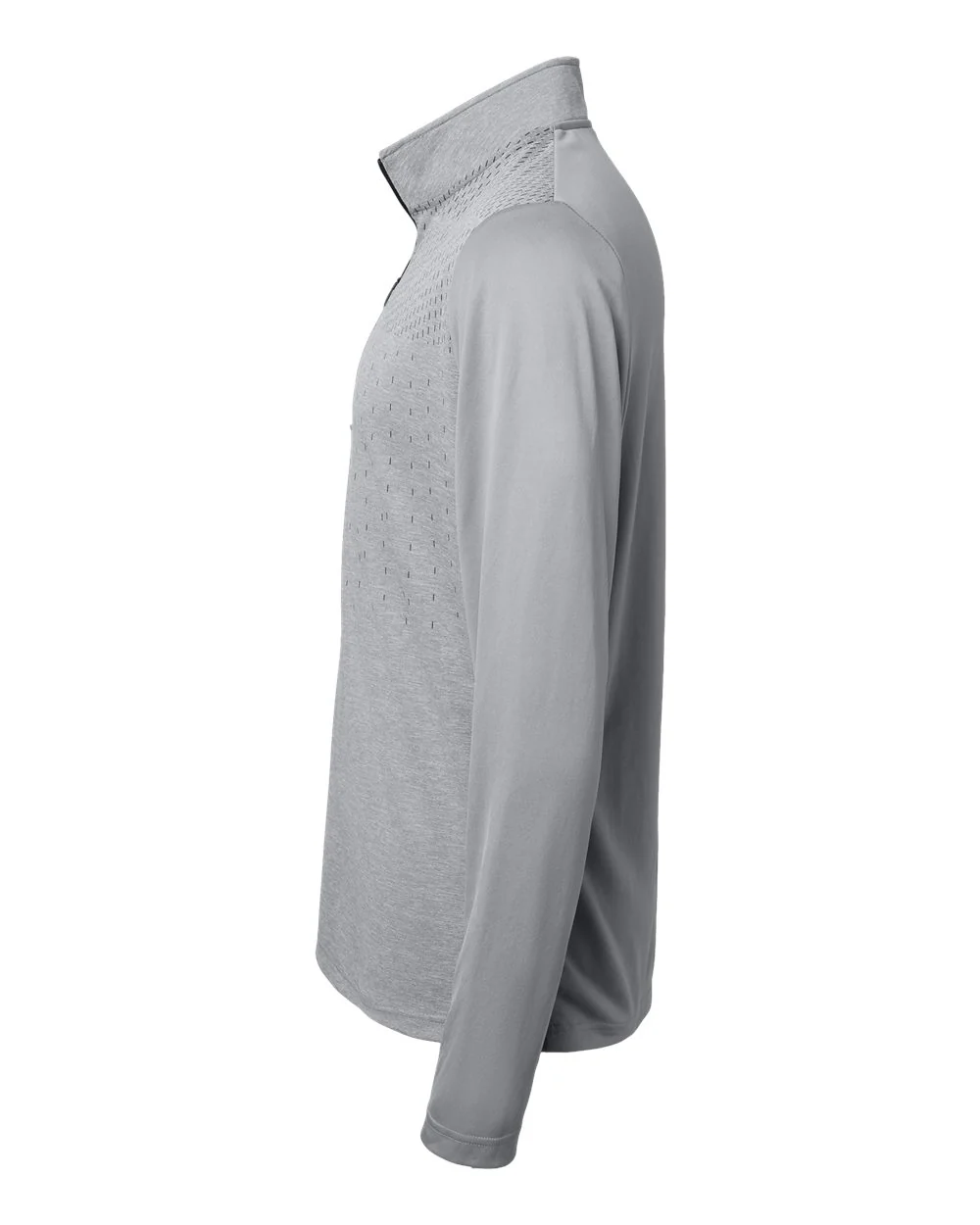 Adidas-A522-Heather Block Print Quarter-Zip Pullover - Image 16