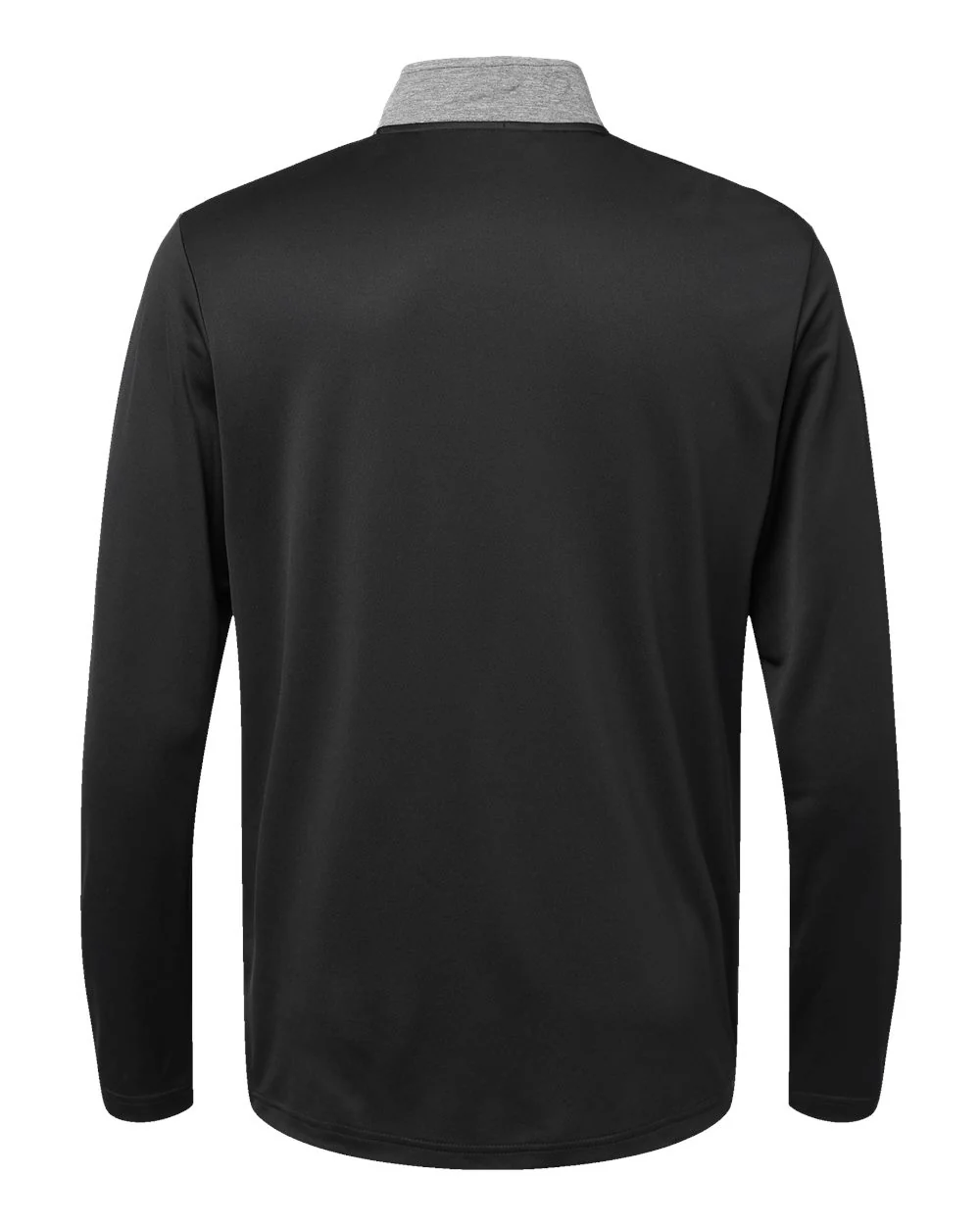 Adidas-A522-Heather Block Print Quarter-Zip Pullover - Image 2