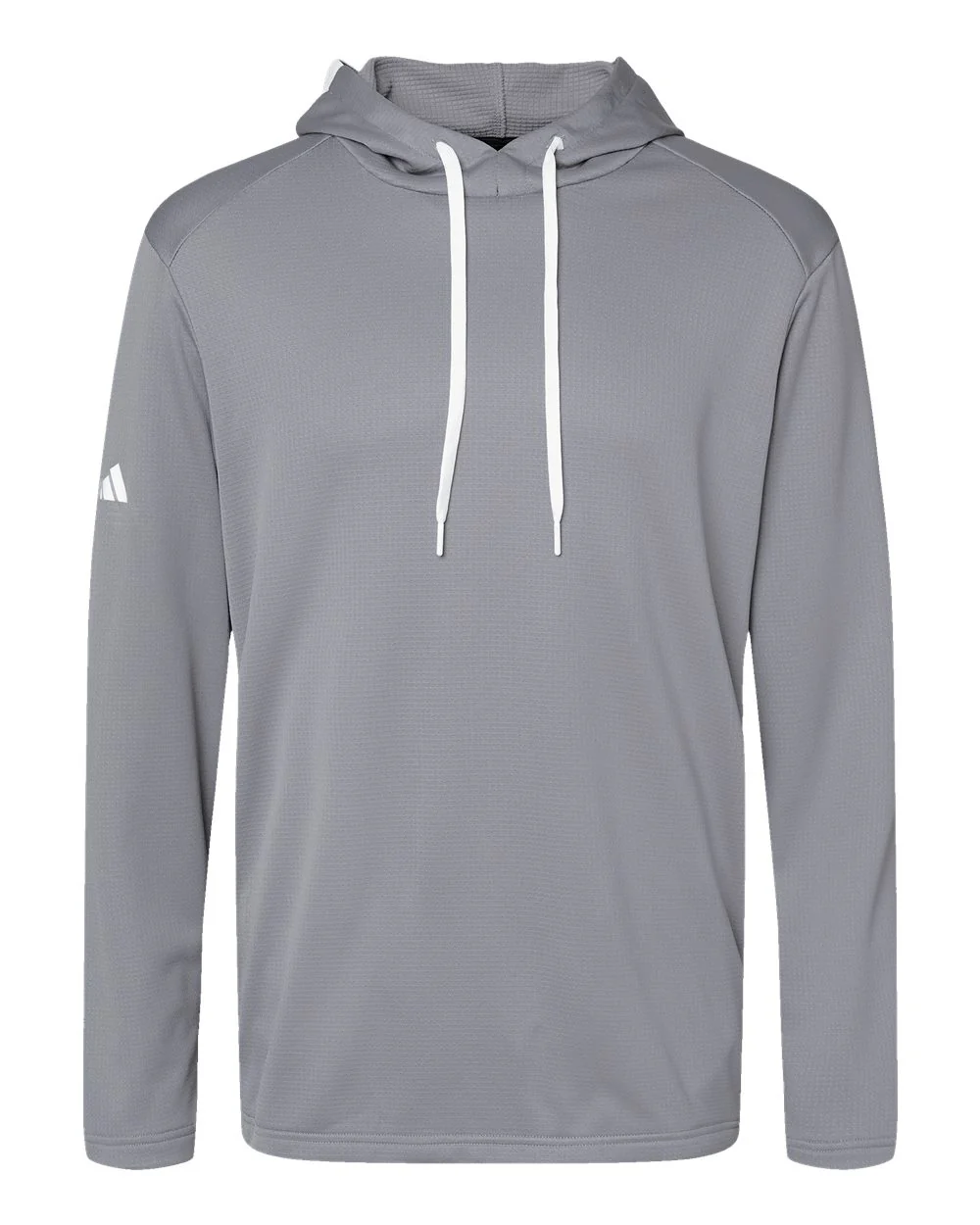 Adidas-A530-Textured Mixed Media Hooded Sweatshirt - Image 14