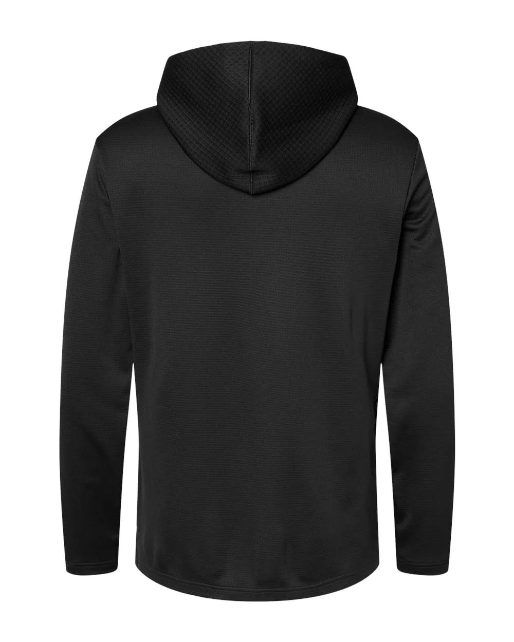 Adidas-A530-Textured Mixed Media Hooded Sweatshirt - Image 2