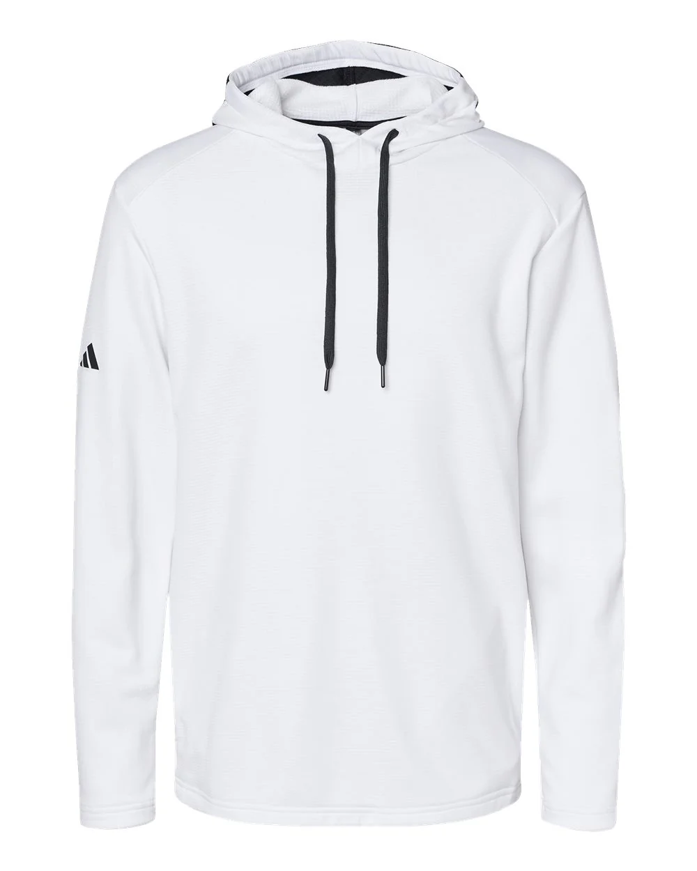 Adidas-A530-Textured Mixed Media Hooded Sweatshirt - Image 20