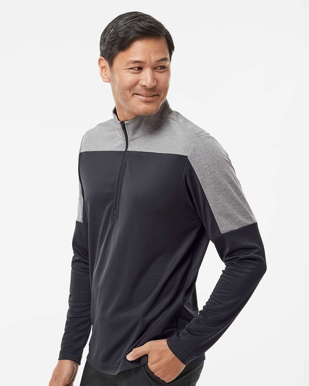Adidas-A552-Lightweight Quarter-Zip Pullover - Image 5