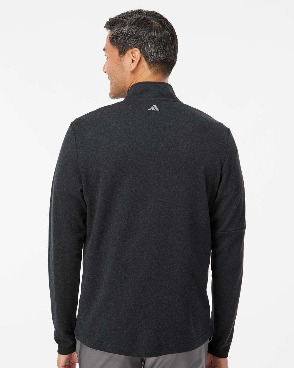 Adidas-A554-3-Stripes Quarter-Zip Sweater - Image 13