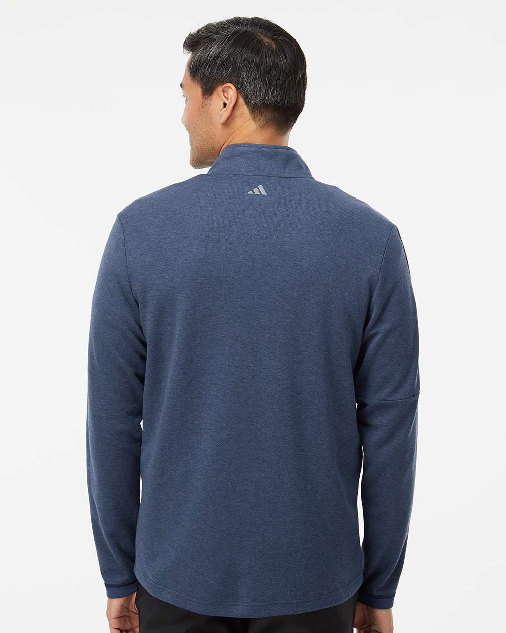 Adidas-A554-3-Stripes Quarter-Zip Sweater - Image 19