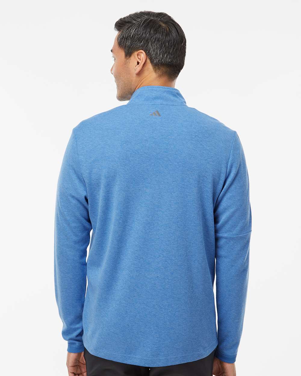Adidas-A554-3-Stripes Quarter-Zip Sweater - Image 25