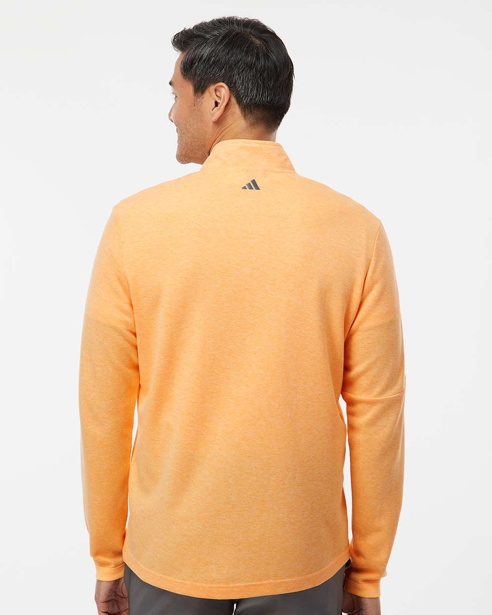 Adidas-A554-3-Stripes Quarter-Zip Sweater - Image 6