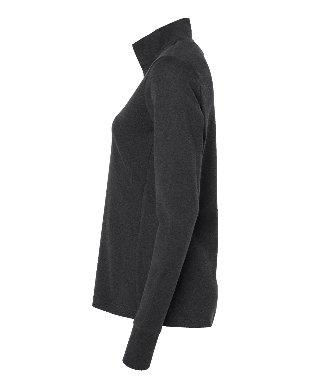 Adidas-A555-Women's 3-Stripes Quarter-Zip Sweater - Image 10