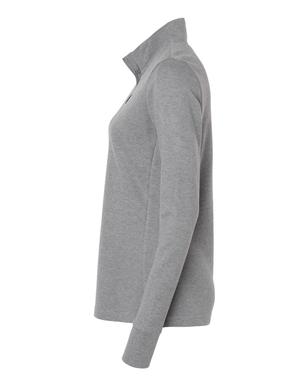 Adidas-A555-Women's 3-Stripes Quarter-Zip Sweater - Image 34