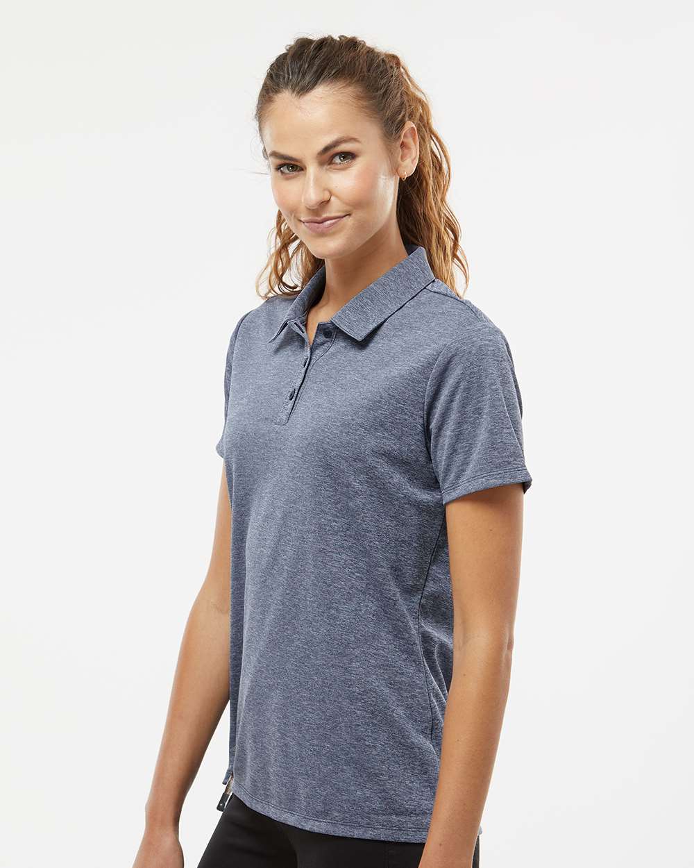 Adidas-A583-Women's Heathered Polo - Image 12