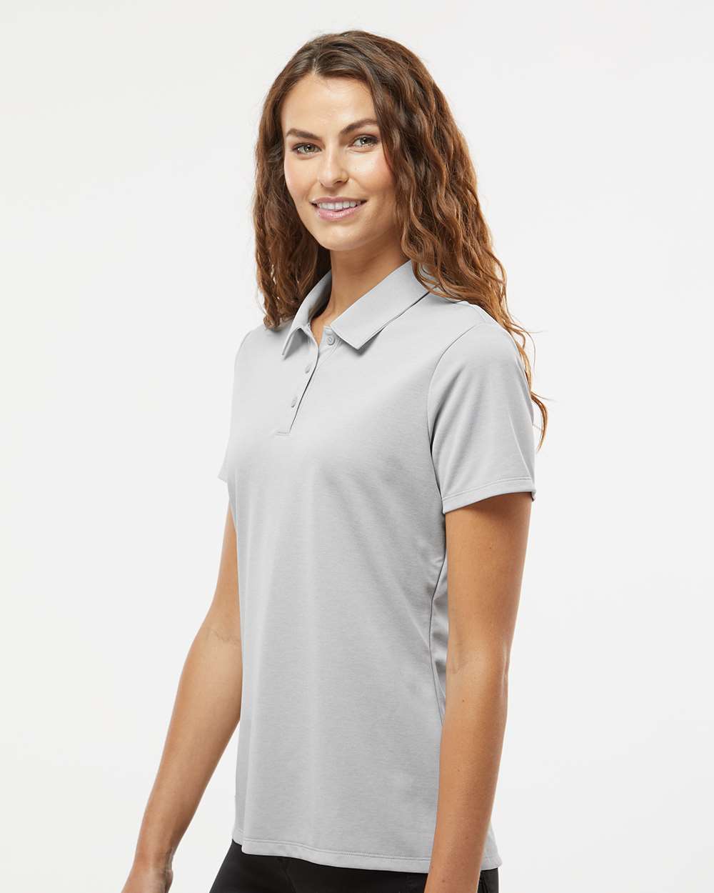 Adidas-A583-Women's Heathered Polo - Image 24