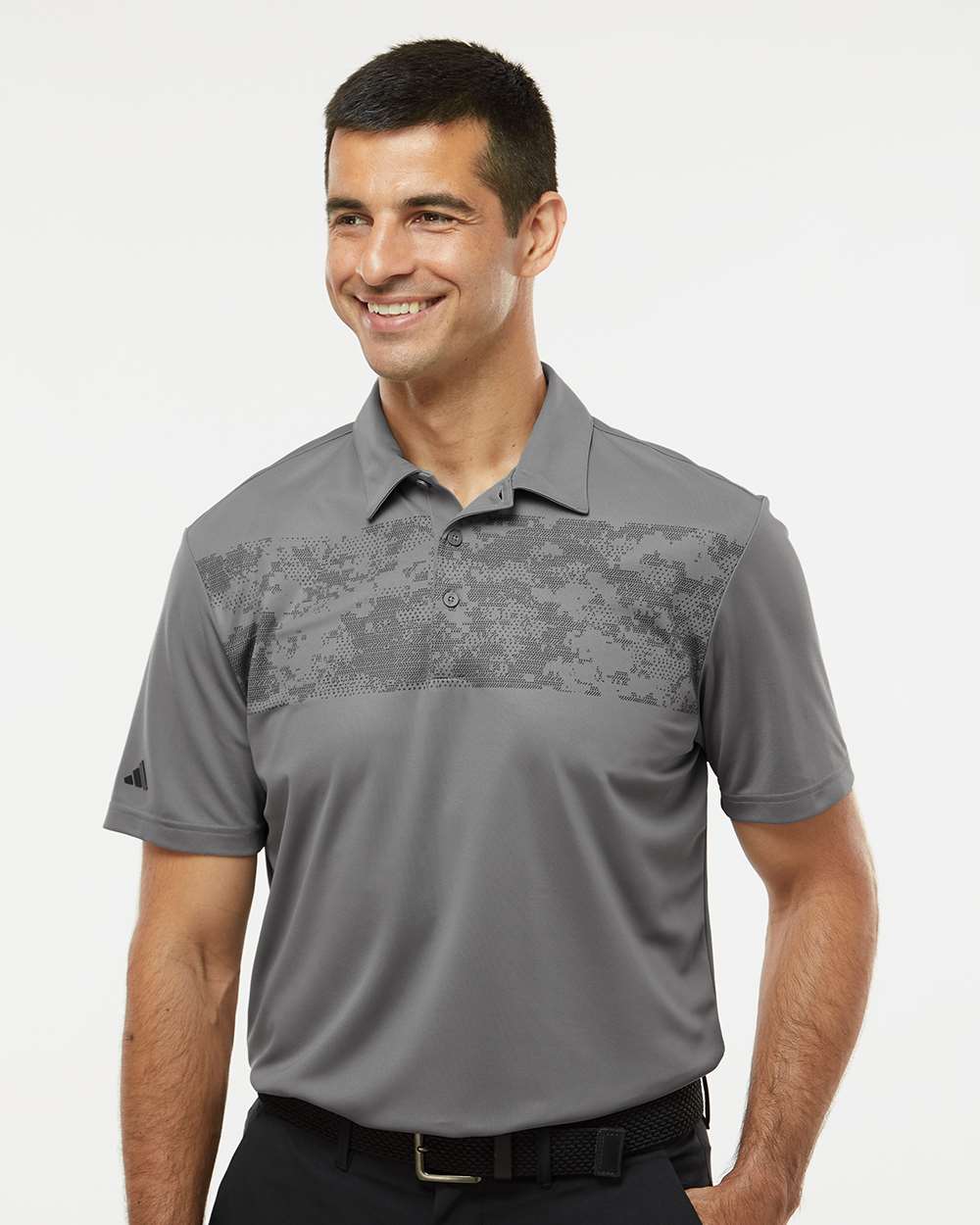 Adidas-A585-Camo Chest Print Polo - Image 11