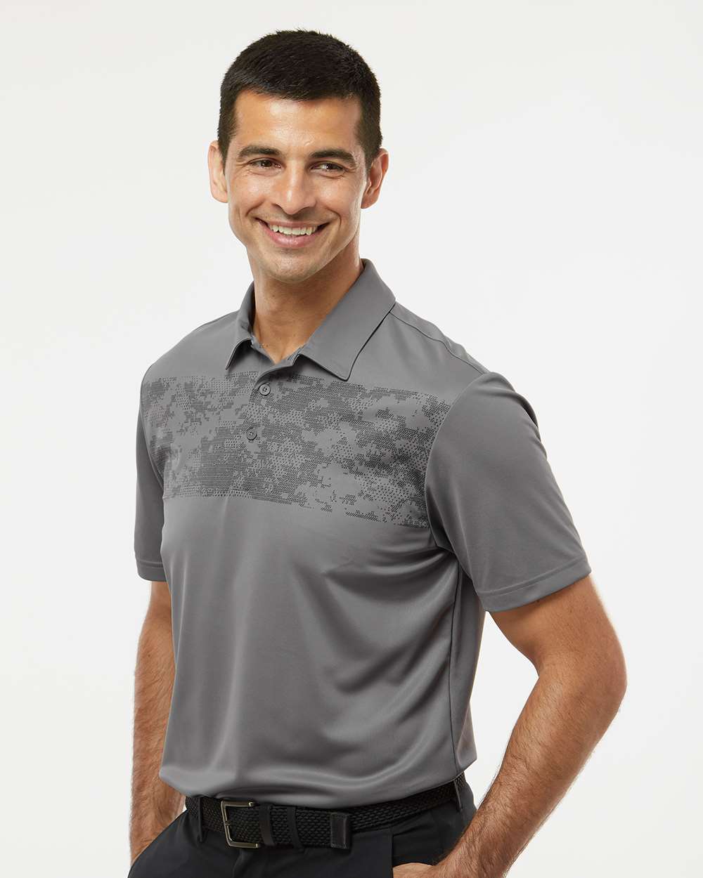 Adidas-A585-Camo Chest Print Polo - Image 12