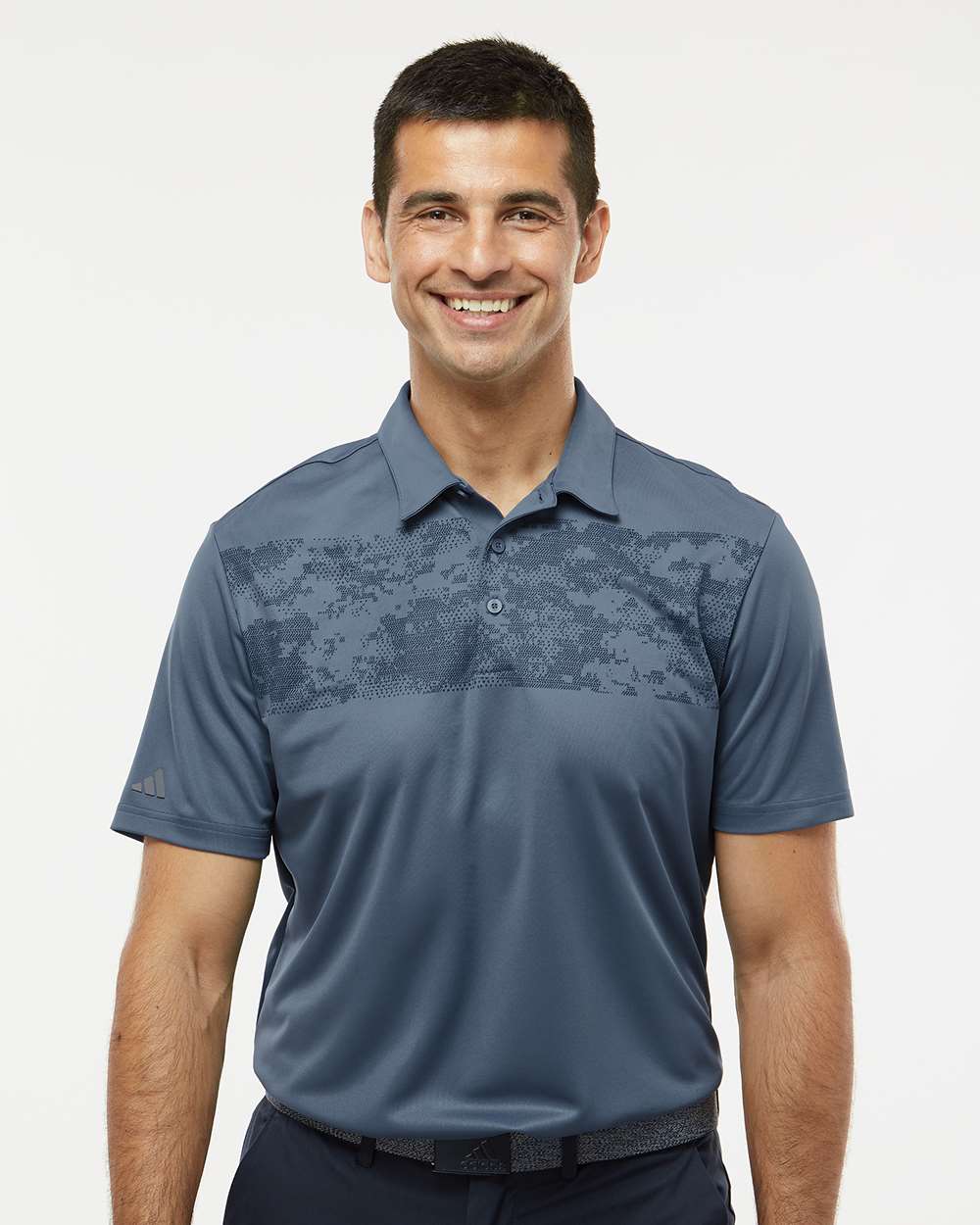 Adidas-A585-Camo Chest Print Polo - Image 17